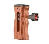 Poignée de Caméra en Bois-côté Gauche/Droit G avec Vis/4 I, Support de Chaussure Froide et Wre-Compatible avec la Vidéo pour Une stabilité Améliorée (1 4 vis)