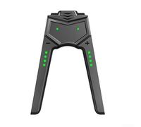 Poignée de charge USB C pour Nintendo Switch conçue pour les manettes Joy Con avec expérience audio immersive (noir)