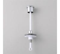 Poignée de chasse d'eau de rechange en ABS, bouton de levage de réservoir chromé pour toilettes standard, interrupteur à tirette économiseur d'eau