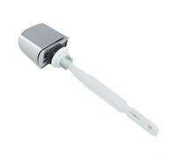 Poignée de chasse d'eau de rechange pour réservoir de toilette - Matériau ABS chromé - Installation rapide - Accessoire de salle de bain - Design économe en eau