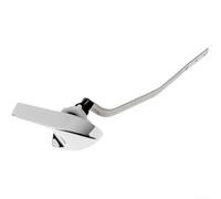 Poignée de chasse d'eau latérale en alliage de zinc chromé poli doré 12 cm | Style minimaliste moderne pour salles de bains contemporaines - Activation fluide - Libération efficace de l'eau (chrome poli