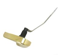 Poignée de chasse d'eau latérale en alliage de zinc chromé poli doré 12 cm | Style minimaliste moderne pour salles de bains contemporaines - Activation fluide de la chasse d'eau - Libération efficace de