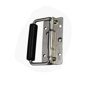 Poignée de coffre en acier inoxydable, poignée de levage 100 x 45 mm, poignée de coffre pour boîte à outils, boîte de rangement