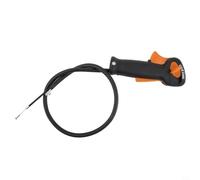 Poignée de commande d'accélérateur de rechange pour FS120 F 00 F 50, poignée en plastique avec longueur de ligne de 1 mètre, compatible avec les normes OEM pour tondeuse à gazon