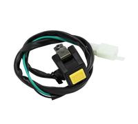 Poignée de commande de bouton de commutation d'arrêt de klaxon de démarrage de 22mm Compatible avec les modèles de moto ATV RS RRS 125 500 CB600 CB750(Yellow)