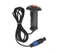 Poignée de commande de treuil électrique 12 V Télécommande filaire avec interrupteur à bouton poussoir pour camion pour ATV UTV Off Road Recovery Portable Portable Noir