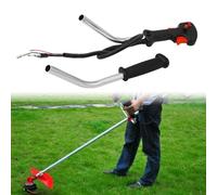 Poignée de commande pour débroussailleuse - En aluminium - Longueur totale : 40 cm - Diamètre du tuyau : 19 mm - Pour STIHL, Husqvarna, Echo,