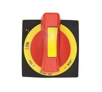 Poignée de commande rotative NZM2-XTVDVR, verrouillage de porte et fonction cadenas supplémentaire rouge et jaune