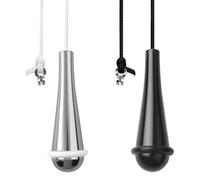 Poignée de Cordon de Tirage pour Lumière Cordon de Rechange pour Salle de Bain Cordon de Traction de lumière de Salle de Bain avec 150cm White String Extension pour Lampe de Salle de Bain