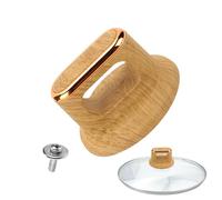 Poignée de couvercle, bouton de couverture, 3.03x2.44x1.77 pouce de poêle, résistante à la chaleur, poignée en pot pour les mijoteuses, utilisation de la cuisine, casseroles, couvercles de casserole,