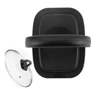 Poignée de couvercle de casserole | Poignée de couvercle de casserole de cuisine | Poignée pliable en verre et couvercles en acier - Installation facile pour wok, cocotte