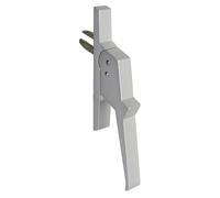 Poignée de crémone aluminium à 1 fourche fixation invisible ARGENTA 518101