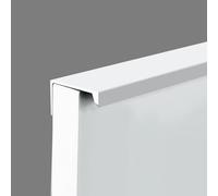 Poignée de Cuisine Invisible Poignee de Meuble Dissimulées Poignées de Porte D'armoire,1 Pièces Poignée Profil en Alliage D'aluminium,Poignées de Tiroir Salle de Bain,Blanc (Longueur:1200mm)