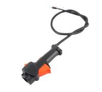 Poignée de Débroussailleuse 12mm avec Commutateur Accélérateur et Câble 114cm pour Taille-Bordures -Herbe Trimmer Remplacement