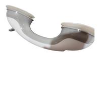 Poignée de douche à ventouse de sécurité pour salle de bain, barre de support antidérapante, poignée de douche murale (couleur assortie)