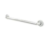 Poignée de douche de 61 cm à prise lisse | Barres d'appui en acier inoxydable 304 pour baignoires et douches | Chrome poli ADA standard pour personnes âgées, enfants, personnes blessées | Supporte
