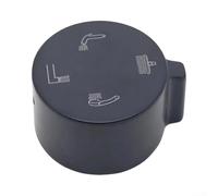 Poignée de douche de rechange en alliage de zinc avec sélecteur de débit intégré à trois ou quatre niveaux pour corps de valve standard (4 vitesses)