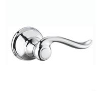 Poignée de douche de rechange en métal chromé avec adaptateur de valve anti-fuite compatible avec R10000-UNBX/R10000-UNBXHF Construction en alliage de zinc pour salle de bain (galvanoplastie)