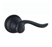Poignée de douche de rechange pour robinet de baignoire Delta 13/14 série BT14096, poignée à levier unique en métal chromé (noir)