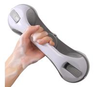 Poignée de douche NO perforation - poignée d'aspiration de bain, main courante amovible de l'armoire | Assisté la douche forte handicap bar, pour salle de bain seniors adulte