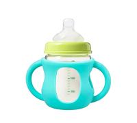 Poignée de en silicone - Support de manchon facile à prendre en main, anneau de support de de lait pour bébé, aide à la poignée de antidérapante pour la transition de l'aliment