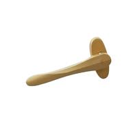 Poignée de fenêtre à battant en alliage de zinc, poignée de porte pliante plate et fine en acier inoxydable, poignée de fenêtre moustiquaire antirouille(Gold)