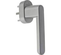 Poignée de fenêtre avec alarme argent 115 dB Schellenberg 46509 37 mm G