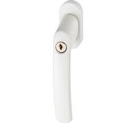 Poignée de fenêtre avec clé Abus FG200 blanche