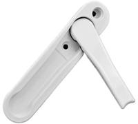Poignée de fenêtre cachée, matériel de fenêtre en alliage de zinc blanc, loquet de fenêtre invisible avec vis en acier inoxydable, raccords de rechange universels pour fenêtre