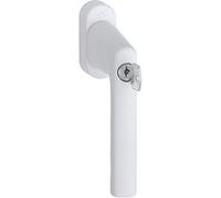 Poignée de fenêtre comdamnable à clé Hamburg - Carré 32-42 mm - Vis M5x45 + M5x50 - Blanc - HOPPE - 11950225 Blanc G