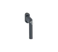 Poignée de fenêtre comdamnable à clé TBT1 Hamburg - Carré 32-42 mm - Vis M5x45 + M5x50 - Noir mat - HOPPE - 11950717 Noir G