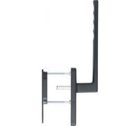 Poignée de fenêtre coulissante à levage - menuiserie PVC - Toulon noir HOPPE