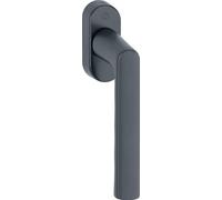 Poignée de fenêtre Hamburg 0700L/U26 Alu.F9714M Noir MA 32-42 mm HOPPE