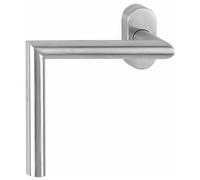 Hoppe Poignée de fenêtre inox coudée PMR 300 x 300 mm main droite