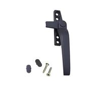 PoignéE De FenêTre Poignée de fenêtre en alliage d'aluminium, quincaillerie for la maison, levier à battants for salon, installation pratique, multicolore et blanc(Right Dark Gray)