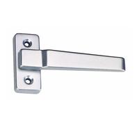Poignée de fenêtre ultra plate sur platine - argent ARGENTA