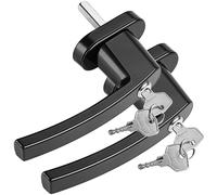 MONZANA® 2X Poignée de fenêtre Noire verrouillable à clés sécurité Enfants poignée de sécurité pour fenêtre Acier