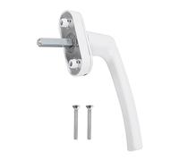 Poignée de fenêtre verrouillable, serrure de fenêtre, sécurité enfant, sécurité de fenêtre sans cylindre de serrure, longueur de la tige 35 mm, poignées de porte en aluminium pour fenêtres, portes de