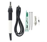 Poignée de fer à souder 907 à T12 Kit de conversion compatible avec STM32 pour V2.1S pour écran OLED, design ergonomique pour réparation électronique (blanc)