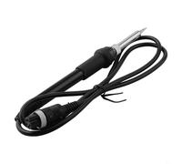 Poignée de fer à souder électrique 936 avec 5 broches/5 trous compatible avec les stations de soudage standard 936 - Poignée en caoutchouc, poignée en silicone haute température, 22 cm (8,66 po