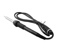 Poignée de fer à souder électrique 936 pour station de soudure à 5 broches et 5 trous, poignée en silicone résistant aux hautes températures, poignée en caoutchouc avec corps en métal, outil de