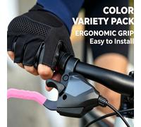 Poignée de frein, antidérapante, absorbant les chocs et confortable, housse de poignée de frein en silicone universelle pour vélo de route et vélo de montagne, convient pour vélo de route, vélo de mon