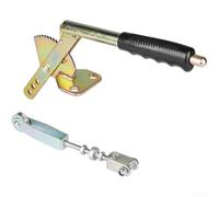 Poignée de frein de remorque, ajusteur de levier de frein à main de rechange pour boule d'attelage de caravane, kit d'accessoires de remorquage en métal doré (frein à main + ajusteur)