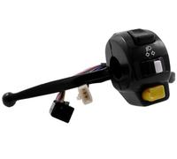 Poignée de frein et unité de commutateur gauche compatible avec PGO Big Max | Bloc complet pour scooter côté guidon, touches pour klaxon, feu de route, commande des clignotants vers droite et gauche