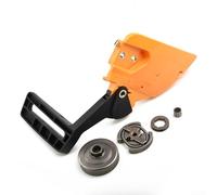 Poignée de frein pour tronçonneuse - Kit de tambour avec roulement à aiguille de pignon - Compatible avec les pièces de rechange pour tronçonneuse 350 351 335 440