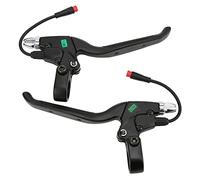 Poignée de Frein Scooter Électrique, Paire Complète Levier Gauche Droit avec Connecteur 2-Pin pour Accessoire Scooter Urbain Cycliste et Étudiant