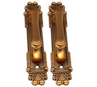 Poignée de Garde-robe, 2 Pièces/ensemble 6,5x1,2x1,4 Pouces, Poignée de Traction de Porte, Raccords de Quincaillerie en Alliage de Zinc pour la Plupart des Portes d'armoires