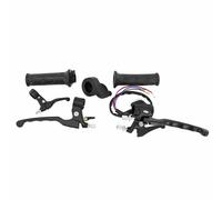 Poignee de frein cyclo adaptable peugeot 103 spx-rcx metal noir (paire)