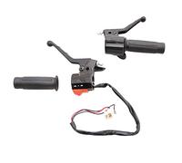 Poignée de gaz P2R POIGNEE DE GAZ-FREIN CYCLO ADAPTABLE PEUGEOT 103 MVL-SP ANCIEN MODELE AVEC COMMODO KLAXON ET CLIGNOTANT (PAIRE) -P2R-