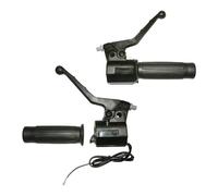 Poignée de gaz P2R POIGNEE DE GAZ-FREIN CYCLO ADAPTABLE PEUGEOT 103 MVL-SP NOUVEAU MODELE AVEC LEVIER DE DECOMPRESSEUR ET STARTER NOIR (PAIRE) -P2R